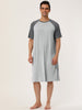 Comfy Loose Raglan Sleeve Lounge Sleep Dress