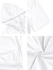 Lightweight Solid Color Zip Up Short Sleeve Hoodies