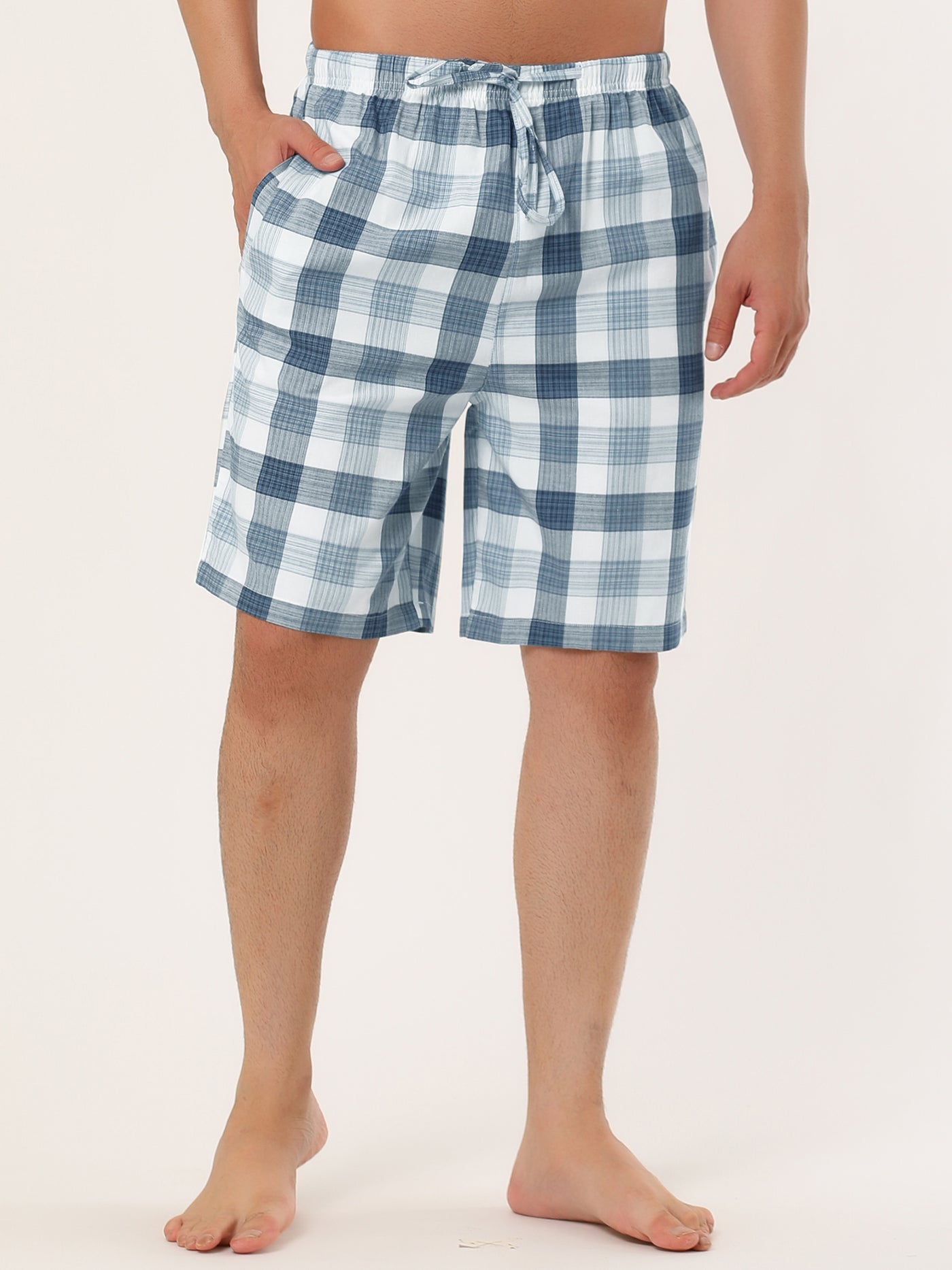 Bublédon Stripe Sleepwear Elastic Waist Lounge Pajama Shorts