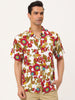 Button Short Sleeves Summer Hawaiian Printed Shirts