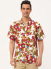 Button Short Sleeves Summer Hawaiian Printed Shirts