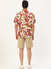 Button Short Sleeves Summer Hawaiian Printed Shirts
