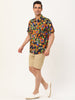 Button Short Sleeves Summer Hawaiian Printed Shirts