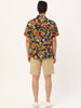 Button Short Sleeves Summer Hawaiian Printed Shirts