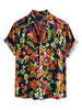 Button Short Sleeves Summer Hawaiian Printed Shirts