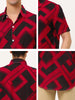 Button Short Sleeves Summer Hawaiian Printed Shirts