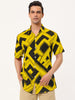 Button Short Sleeves Summer Hawaiian Printed Shirts
