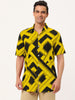 Button Short Sleeves Summer Hawaiian Printed Shirts