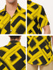Button Short Sleeves Summer Hawaiian Printed Shirts