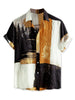 Button Short Sleeves Summer Hawaiian Printed Shirts