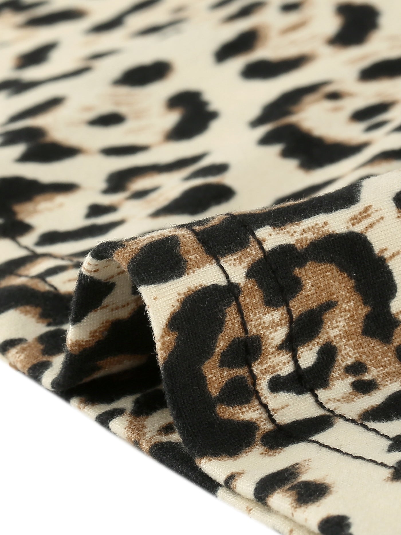 Bublédon Split Leopard Printed Plus Size Camisole Short Dress