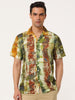 Summer Stripe Printed Short Sleeve Button Shirts