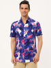 Button Short Sleeves Summer Hawaiian Printed Shirts