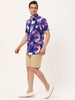 Button Short Sleeves Summer Hawaiian Printed Shirts
