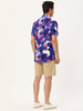 Button Short Sleeves Summer Hawaiian Printed Shirts