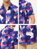 Button Short Sleeves Summer Hawaiian Printed Shirts