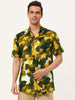 Button Short Sleeves Summer Hawaiian Printed Shirts
