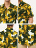 Button Short Sleeves Summer Hawaiian Printed Shirts