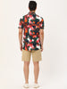 Button Short Sleeves Summer Hawaiian Printed Shirts