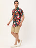 Button Short Sleeves Summer Hawaiian Printed Shirts