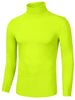 Casual Solid Turtleneck Pullover Long Sleeve Shirt
