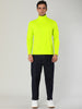 Casual Solid Turtleneck Pullover Long Sleeve Shirt