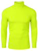 Casual Solid Turtleneck Pullover Long Sleeve Shirt