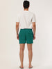 Solid Beach Mesh Lining Drawstring Waist Shorts