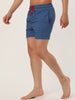 Solid Beach Mesh Lining Drawstring Waist Shorts