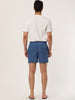 Solid Beach Mesh Lining Drawstring Waist Shorts