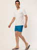 Solid Beach Mesh Lining Drawstring Waist Shorts