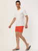 Solid Beach Mesh Lining Drawstring Waist Shorts