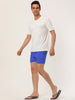 Solid Beach Mesh Lining Drawstring Waist Shorts