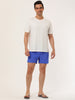 Solid Beach Mesh Lining Drawstring Waist Shorts