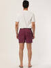 Solid Beach Mesh Lining Drawstring Waist Shorts