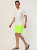 Solid Drawstring Mesh Lining Swimwear Beach Shorts