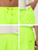 Solid Drawstring Mesh Lining Swimwear Beach Shorts
