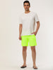 Solid Drawstring Mesh Lining Swimwear Beach Shorts