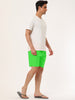 Solid Drawstring Mesh Lining Swimwear Beach Shorts