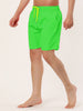 Solid Drawstring Mesh Lining Swimwear Beach Shorts