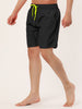 Solid Drawstring Mesh Lining Swimwear Beach Shorts