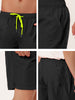 Solid Drawstring Mesh Lining Swimwear Beach Shorts