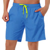 Solid Drawstring Mesh Lining Swimwear Beach Shorts
