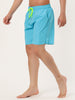 Solid Drawstring Mesh Lining Swimwear Beach Shorts