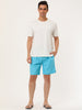 Solid Drawstring Mesh Lining Swimwear Beach Shorts