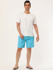 Solid Drawstring Mesh Lining Swimwear Beach Shorts