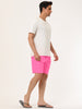 Solid Drawstring Mesh Lining Swimwear Beach Shorts