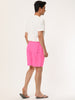 Solid Drawstring Mesh Lining Swimwear Beach Shorts