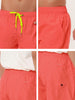 Solid Drawstring Mesh Lining Swimwear Beach Shorts