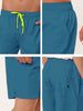 Solid Drawstring Mesh Lining Swimwear Beach Shorts